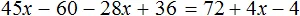 3x - 4 - 4 na 7x - 9 na 15 ravno 4 na 5 na 6 plus x - 1 na 3 step 7