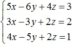 5x minus 6y plus 4z ravno 3 step 1