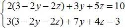 2x plus 3y plus 5z ravno 10 step 3
