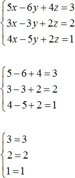 5x minus 6y plus 4z ravno 3 step 7