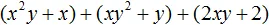 x2ynax na xy2 na y na 2xy na 2 step 1