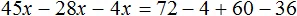 3x - 4 - 4 na 7x - 9 na 15 ravno 4 na 5 na 6 plus x - 1 na 3 step 8