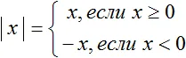 модуль числа свойство