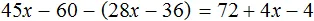 3x - 4 - 4 na 7x - 9 na 15 ravno 4 na 5 na 6 plus x - 1 na 3 step 6