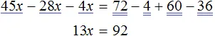 3x - 4 - 4 na 7x - 9 na 15 ravno 4 na 5 na 6 plus x - 1 na 3 step 9