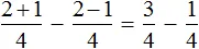 2 plus 1 na 4 minus 3 minus 1 na 4 step 2