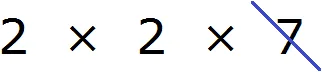 2 на 2 на 7 без 7