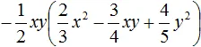 1na2xy na 2na3x2-3na4xy na 4na5y2 пример