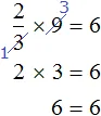 2 na 3 umn 9 ravno 6 check
