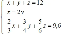 x plus y plus z ravno 12 step 1
