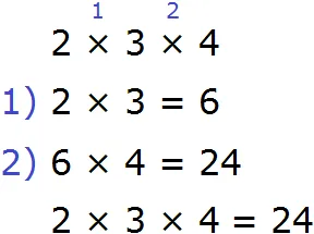 2 на 3 на 4 первый вариант решения