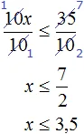 x minus x minus 3 na 5 plus 2x minus 1 na 10 less ravno 4 step 6