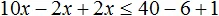 x minus x minus 3 na 5 plus 2x minus 1 na 10 less ravno 4 step 4