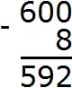 600 minus 8 step 5