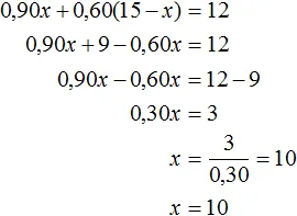 090x plus 060 na 15 minus x ravno 12 решение