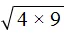 корень кв из 4 на 9