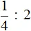 1 на 4 на 2