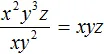 x2y3z na xy2 решение
